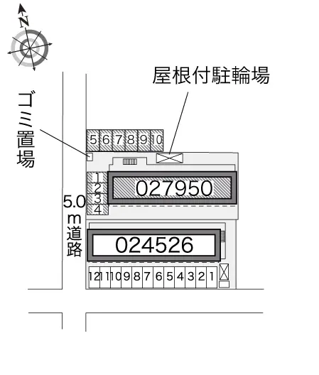 ★手数料０円★静岡市葵区水道町　月極駐車場（LP）